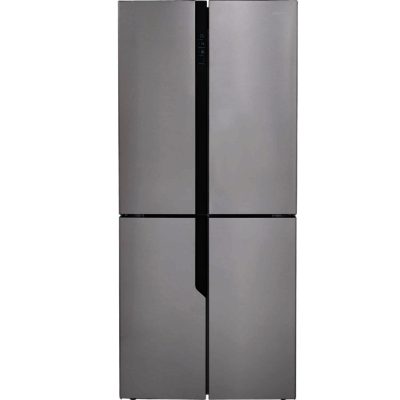 Hisense RQ562N4AC1 4 Door American Fridge Freezer in Stainless Steel Look Hisense RQ562N4AC1 4 Door American Fridge Freezer in Stainless Steel Look